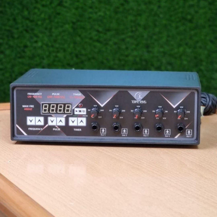 دستگاه فیزیوتراپی ۵ کانال ۱۰ پد ۴۰۰ هرتز