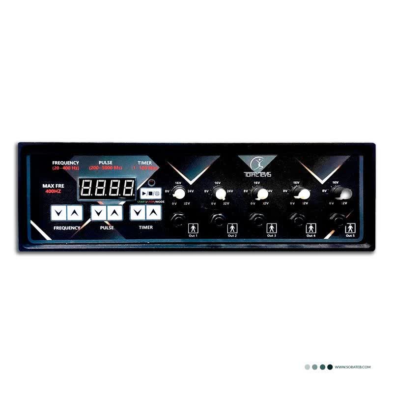 دستگاه فیزیوتراپی 5 کانال 10 پد 400 هرتز