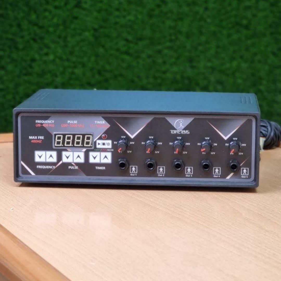 دستگاه فیزیوتراپی خانگی 5 کانال 10 پد 400 هرتز