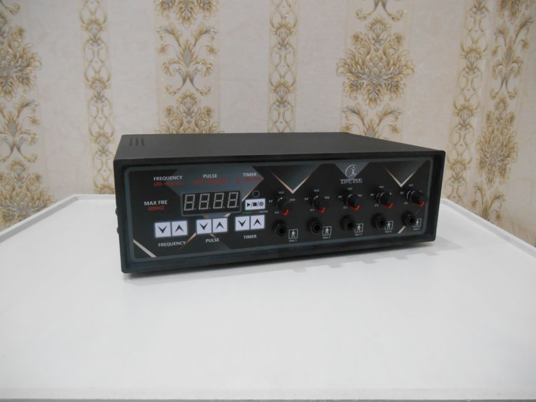 دستگاه فیزیوتراپی 5 کانال 10 پد 400 هرتز توتال تنس